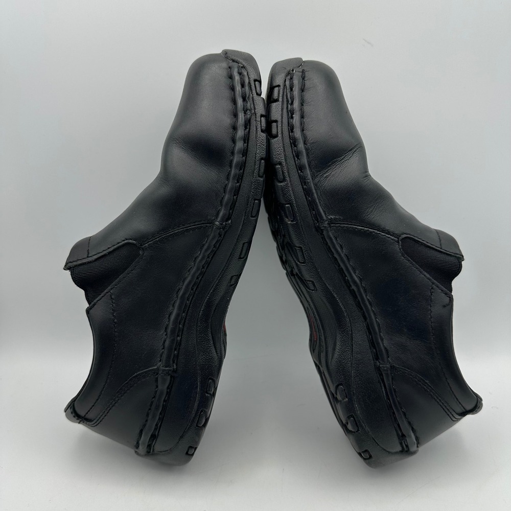 Red Wing Shoes Women's Size 7.5 Black Leather Slip On Slip Resistant Work Clogs - Picture 6 of 9
